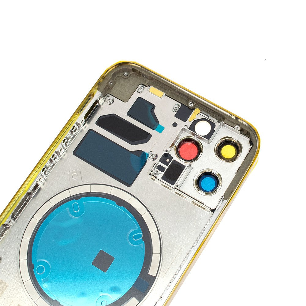 Rear Housing for iPhone 12 Pro (NO LOGO)-Gold Rear Housing for iPhone 12 Pro (NO LOGO)-Gold